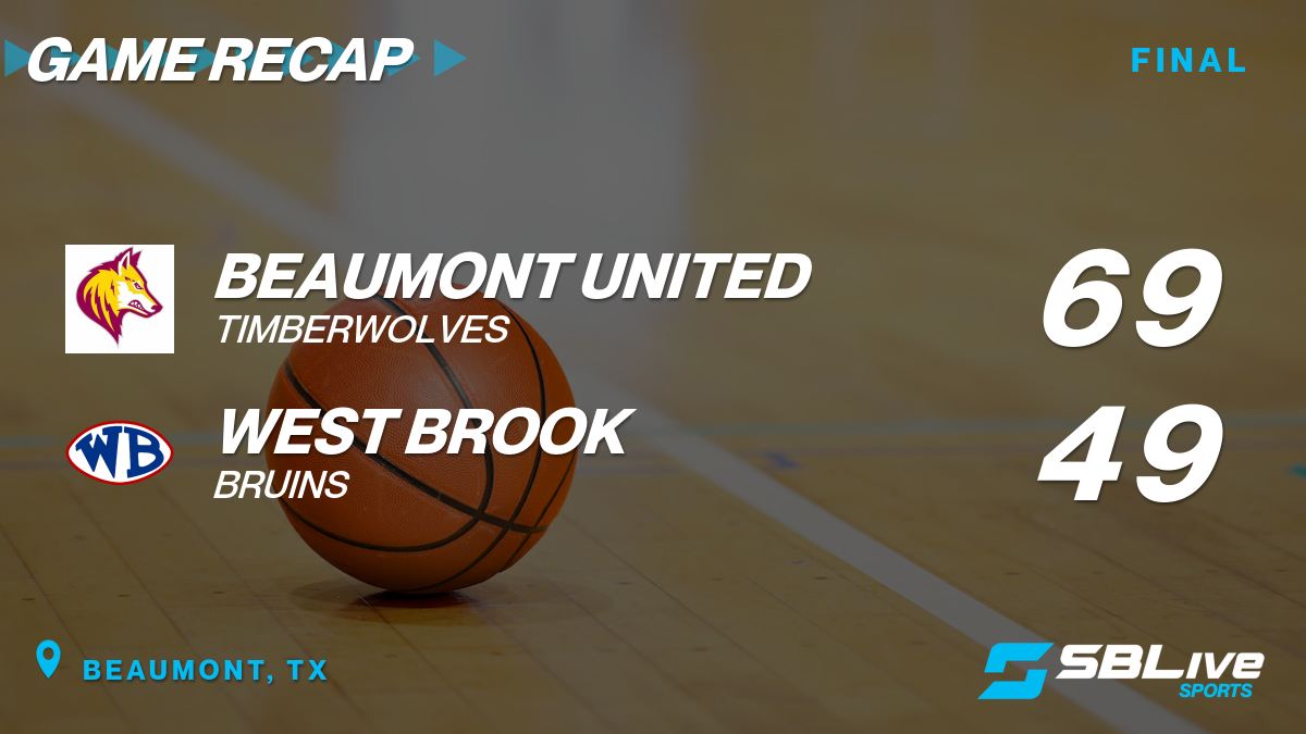 Beaumont United vs West Brook Boys Basketball Jan 11 2023