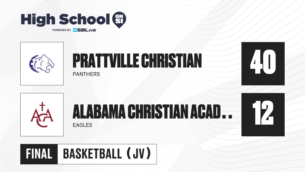 Prattville Christian vs Alabama Christian Academy JV Girls Basketball ...