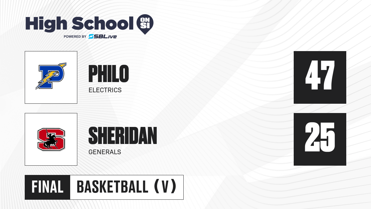 Philo vs Sheridan Boys Basketball - Feb 6, 2023 - scorebooklive.com