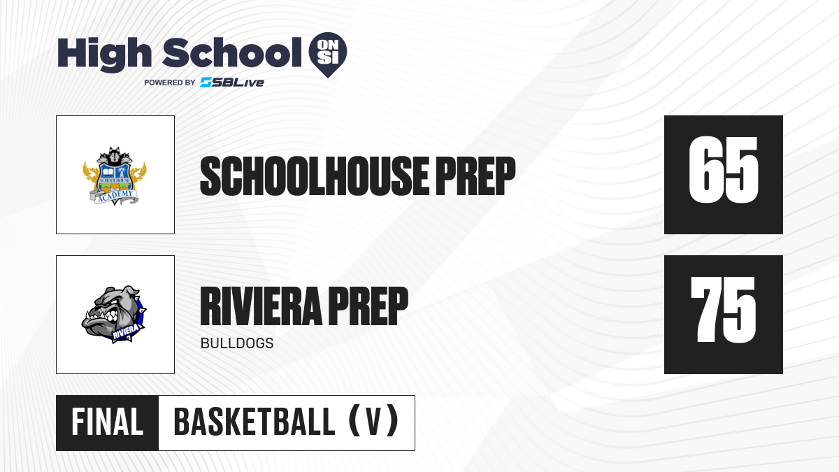 Riviera Prep vs Schoolhouse Prep Boys Basketball - Nov 28, 2022 ...