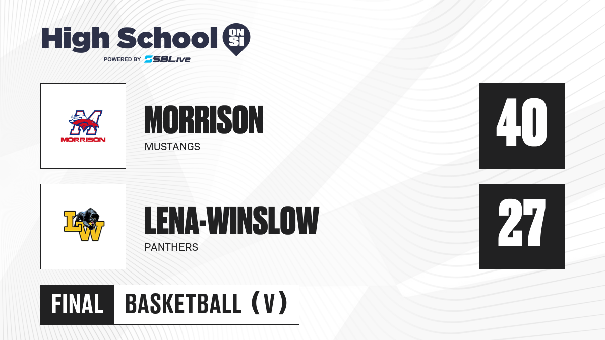 Morrison vs LenaWinslow Girls Basketball Feb 14, 2023 High School