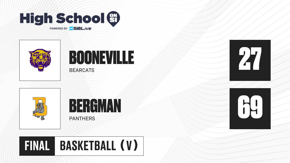 Booneville vs Bergman Boys Basketball Feb 25, 2023