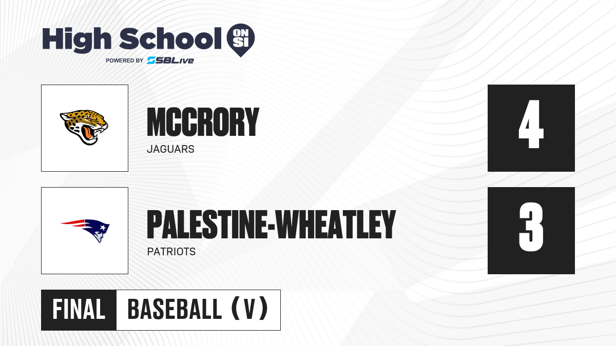 McCrory vs PalestineWheatley Baseball Apr 17, 2023