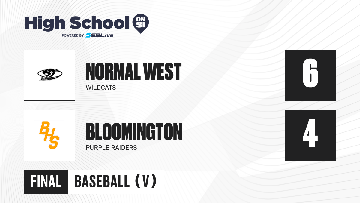 Normal West vs Bloomington Baseball Apr 4, 2023