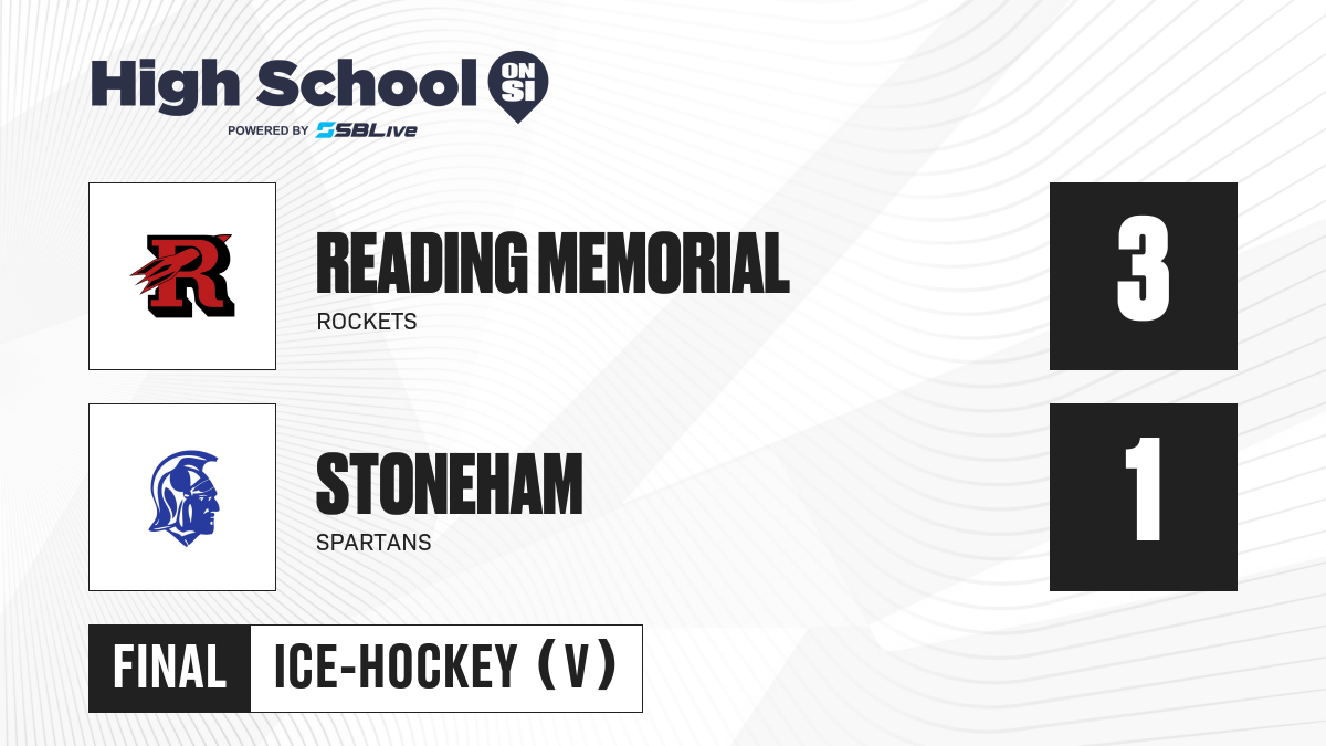 Stoneham vs Reading Memorial Boys Ice Hockey Dec 20, 2023