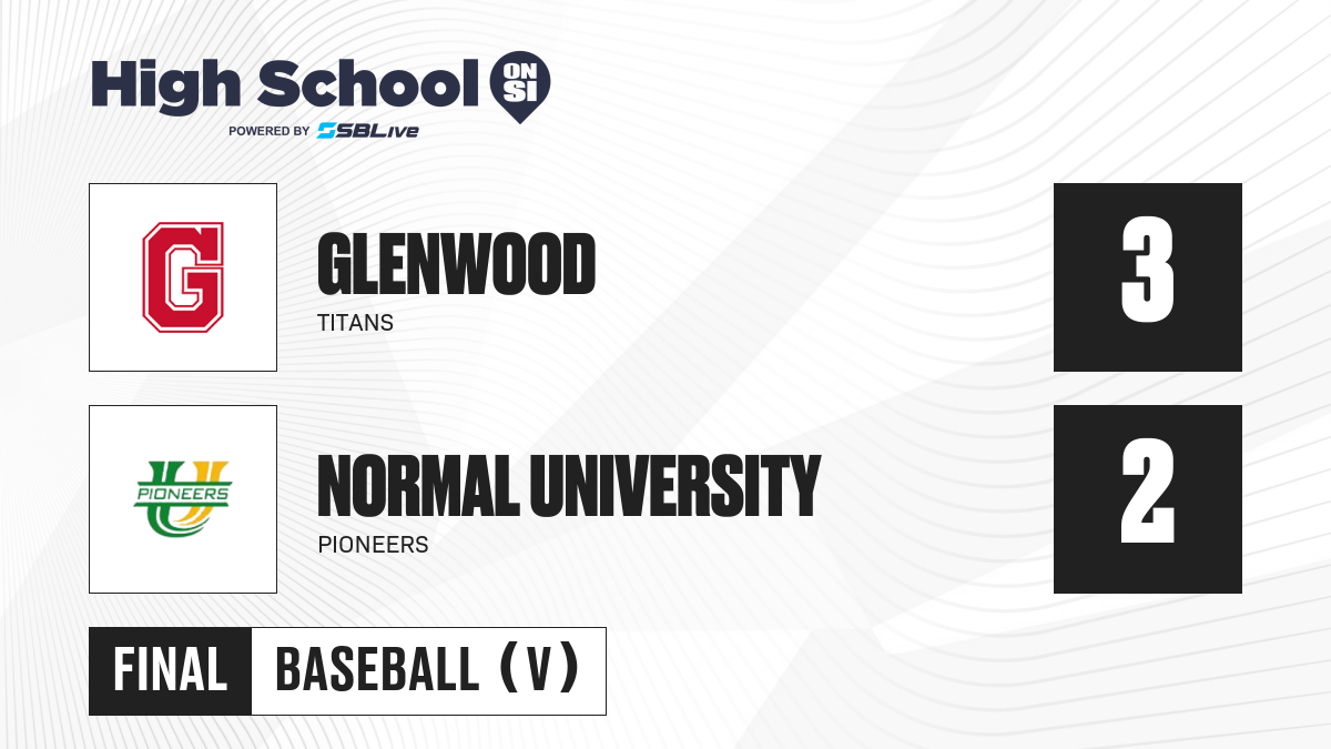 Glenwood Vs Normal University Baseball - Apr 6, 2023 - Scorebooklive.com