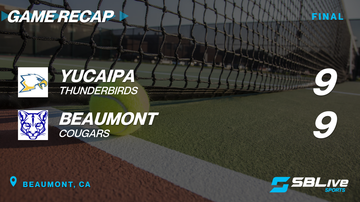 Yucaipa vs Beaumont Boys Tennis Apr 20 2023 scorebooklive