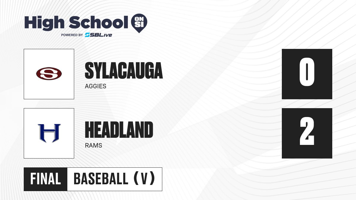 Headland vs Sylacauga Baseball Apr 28, 2023