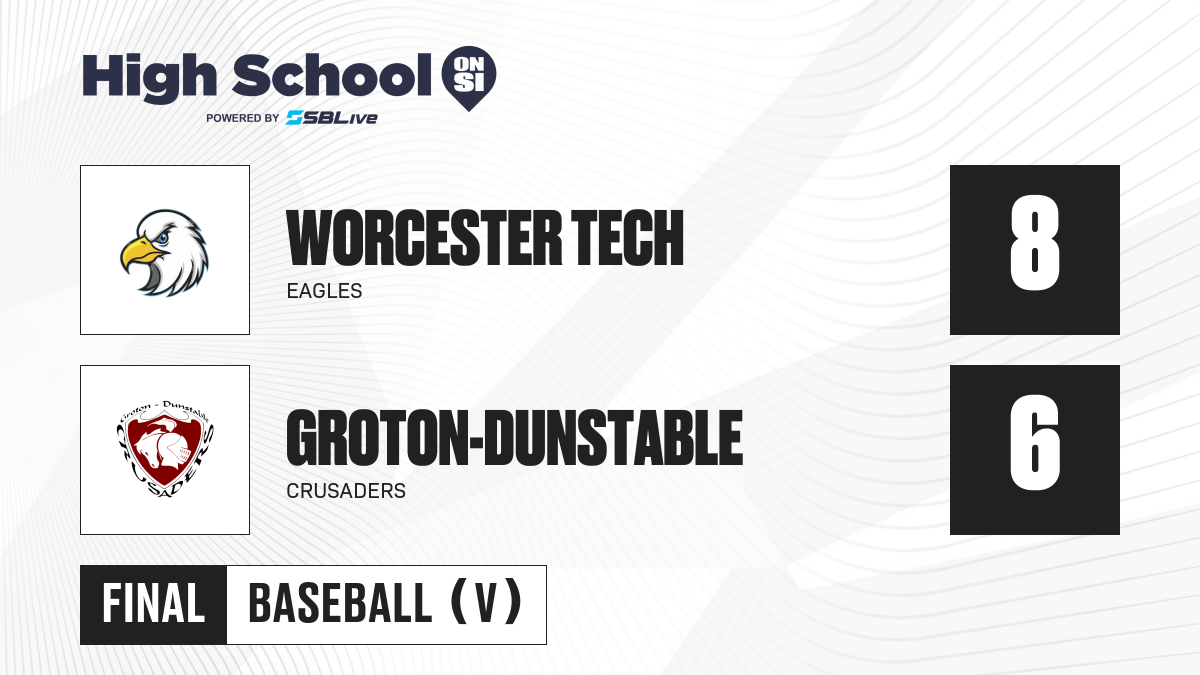 Groton-Dunstable vs Worcester Tech Baseball - Jun 1, 2023 ...