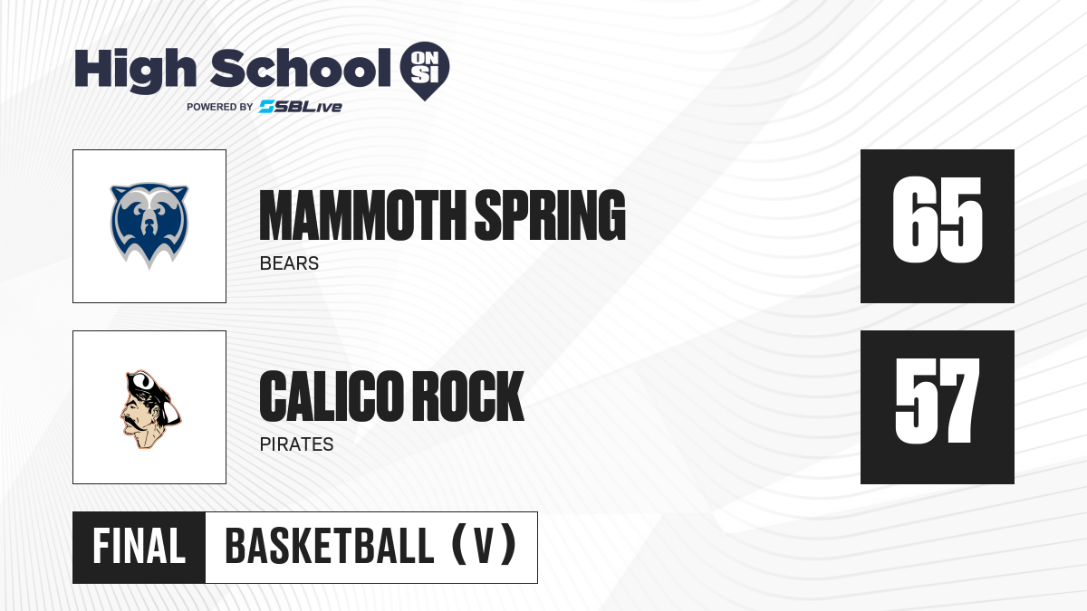 Mammoth Spring vs Calico Rock Boys Basketball Oct 17, 2023