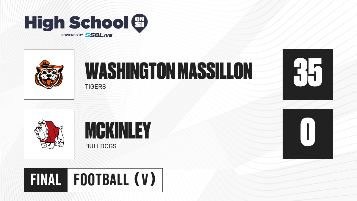 Washington Massillon vs McKinley Football Oct 21, 2023