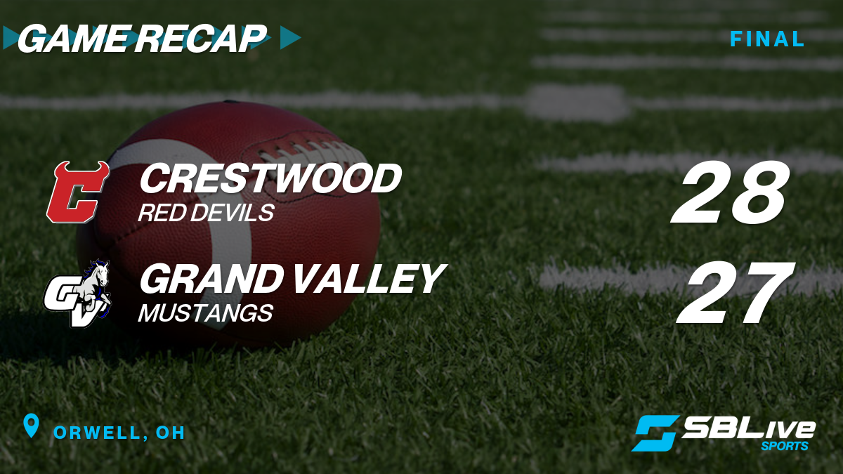 Crestwood vs Grand Valley Football Oct 20, 2023