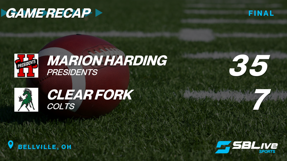 Marion Harding at Clear Fork Football Week 9 