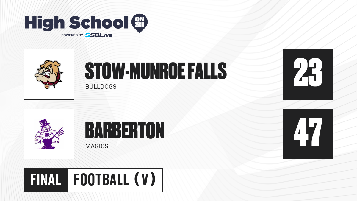 StowMunroe Falls vs Barberton Football Aug 25, 2023