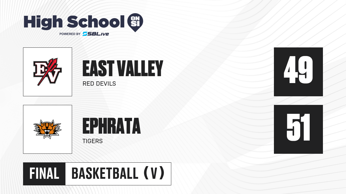 Ephrata vs East Valley Boys Basketball Jan 2, 2024