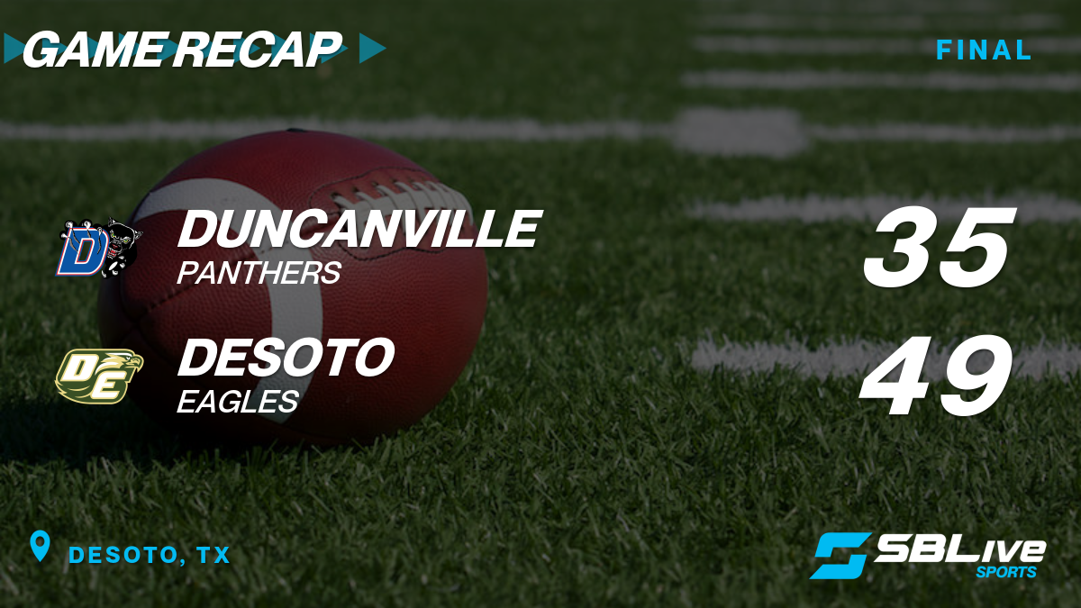 Duncanville vs DeSoto Football Oct 28, 2023