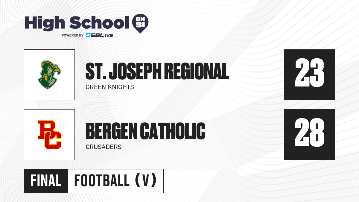 Bergen Catholic vs St. Joseph Regional Football Oct 15, 2023