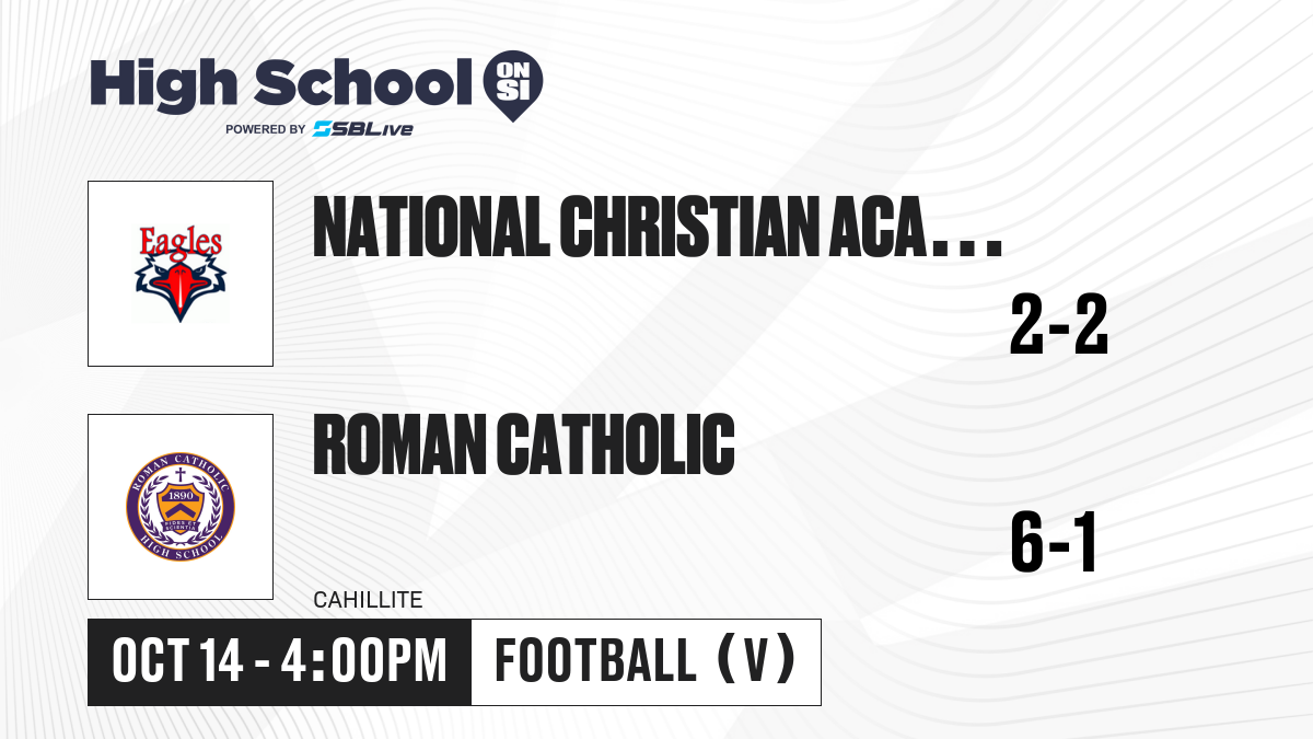 Roman Catholic Vs National Christian Academy Football - Oct 14, 2023 ...