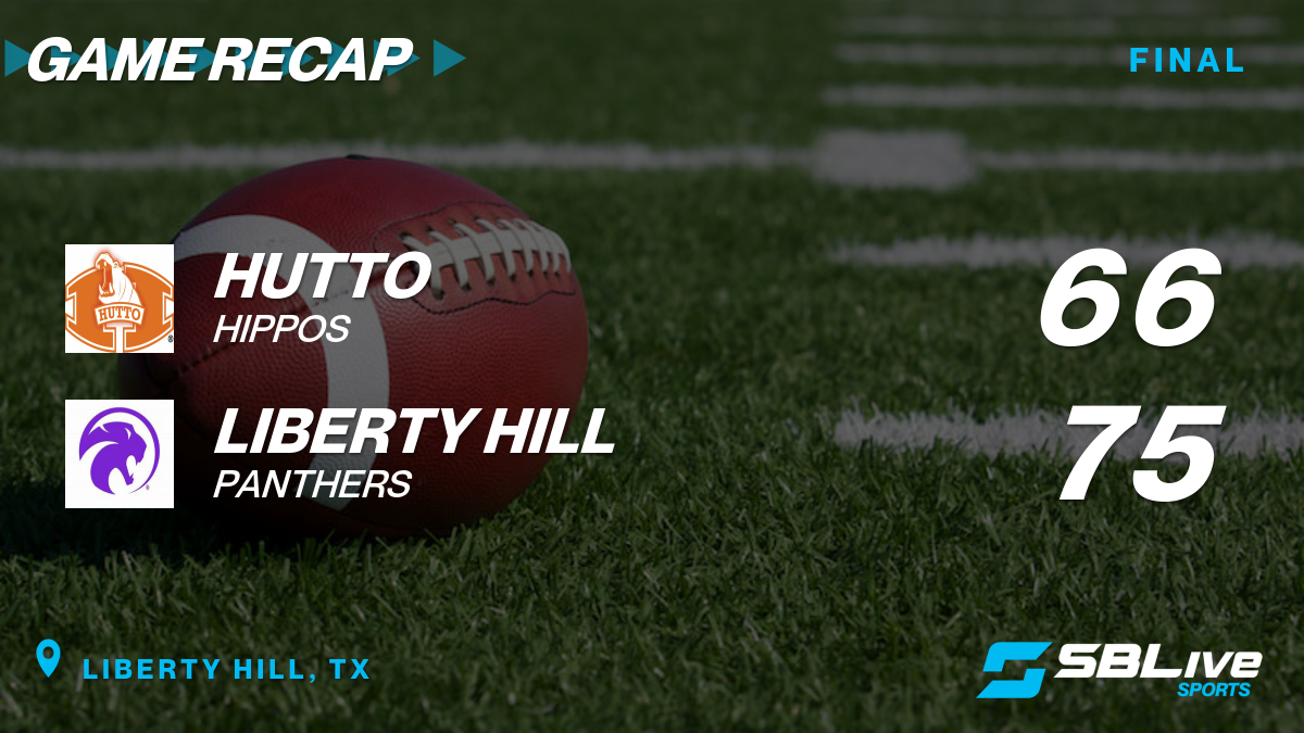 Hutto vs Liberty Hill Football Sep 1, 2023