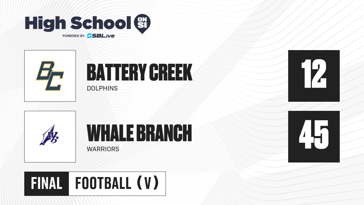 FOOTBALL, Battery Creek Dolphins at Whale Branch Warriors 2023, Beaufort  Bowl Full Game