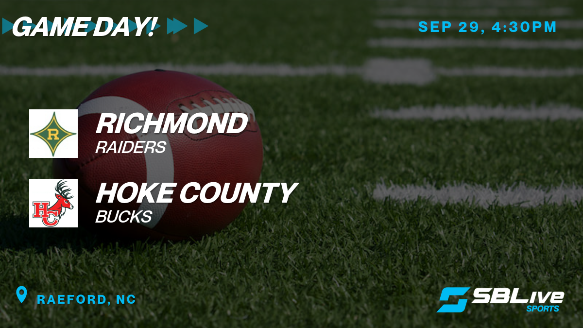 Richmond Raider Football - The RAIDERS are on the field In Raeford for  tonight's SAC matchup with the Hoke County Bucks. Kickoff scores s 7:30PM