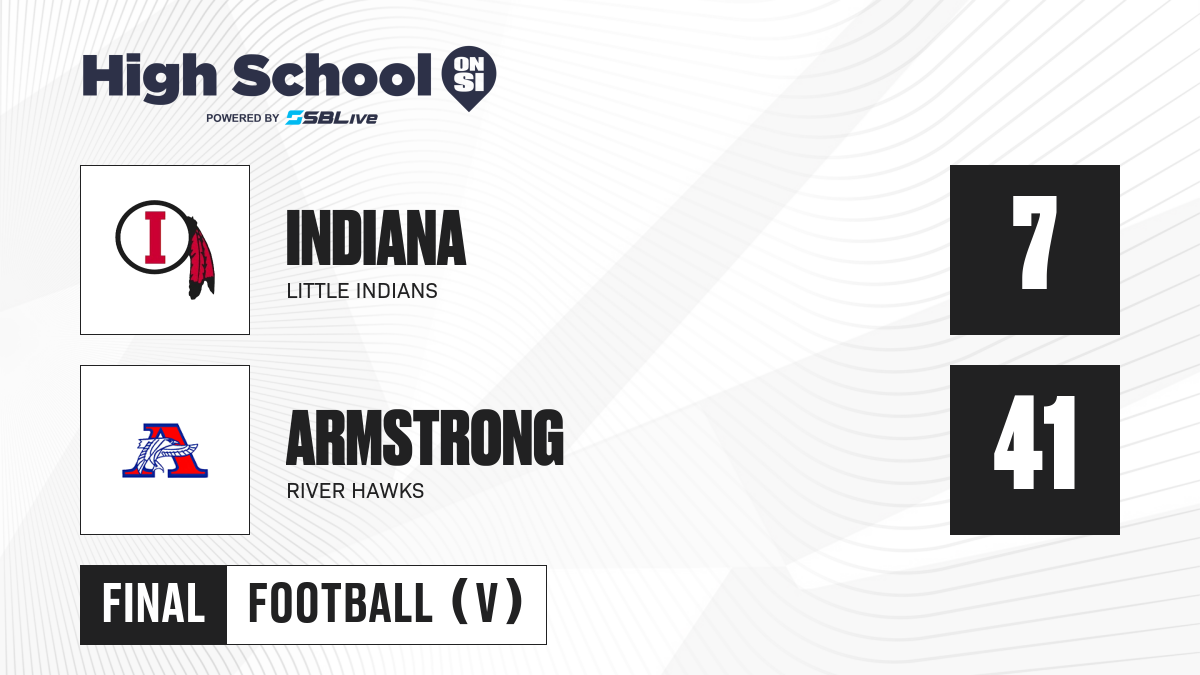 Indiana vs Armstrong Football - Oct 6, 2023 - scorebooklive.com