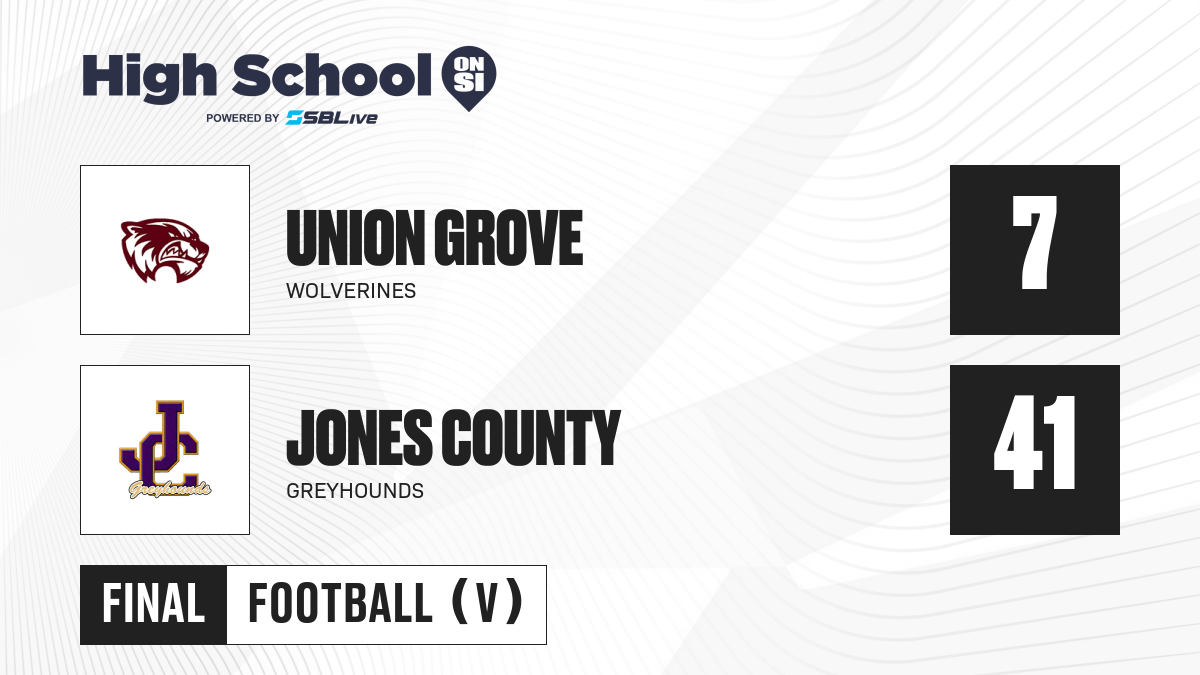 Union Grove vs Jones County Football Nov 3, 2023