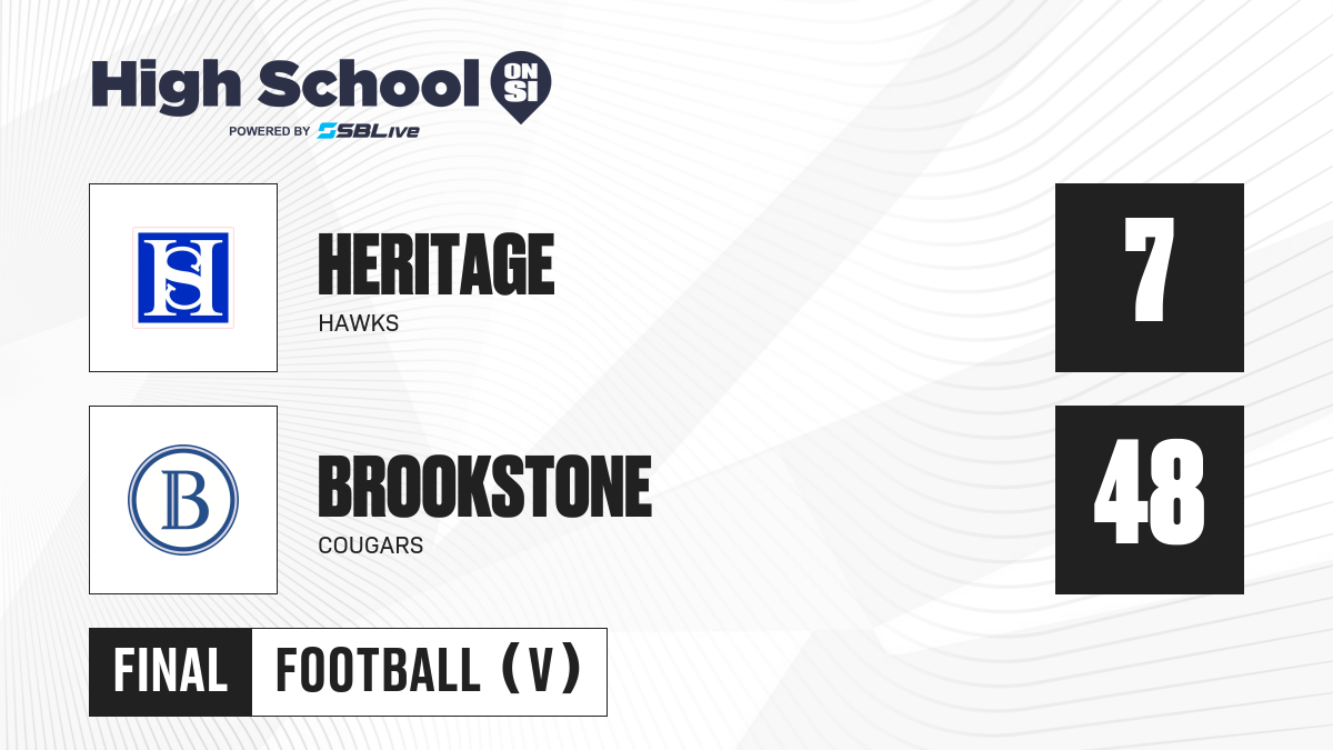 Heritage vs Brookstone Football Nov 3 2023 scorebooklive