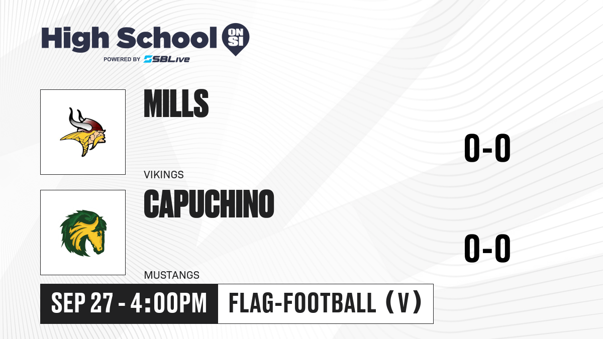 Capuchino vs Mills Flag Football - Sep 27, 2023 - scorebooklive.com