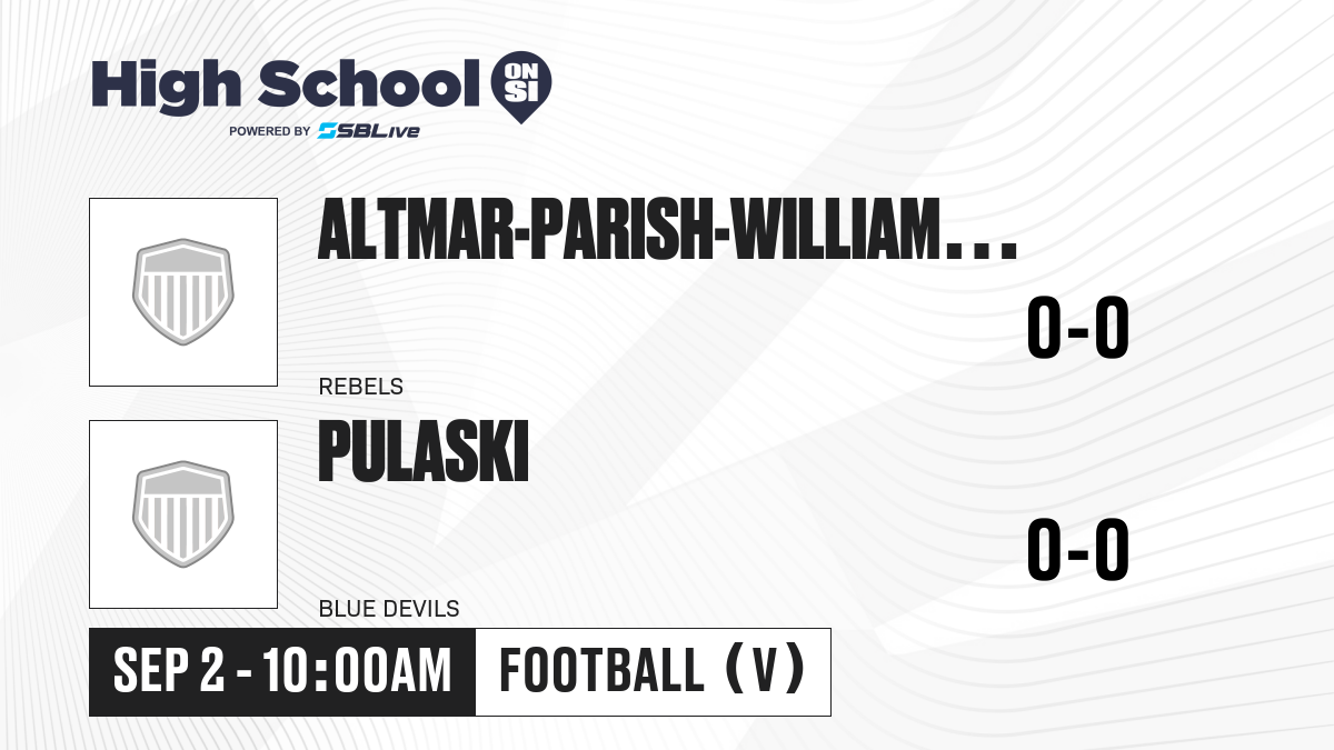 Altmar-Parish-Williamstown vs Pulaski Football - Sep 2, 2023 ...