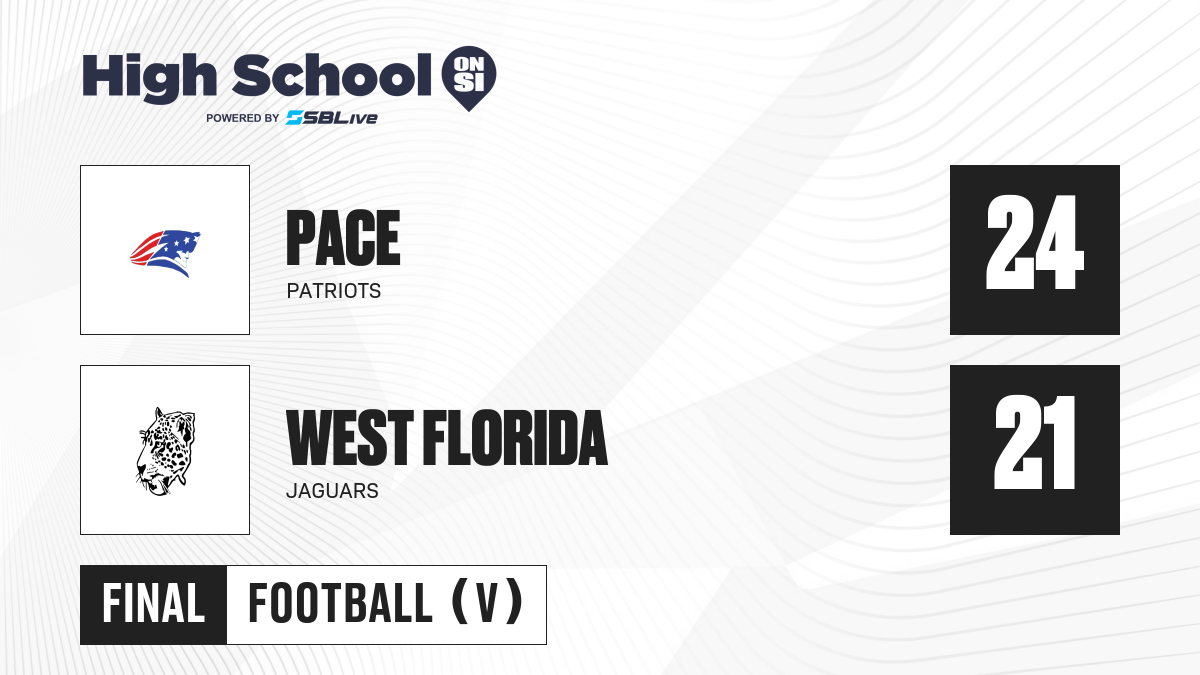 Pace Patriots vs West Florida Jaguars football in Pensacola