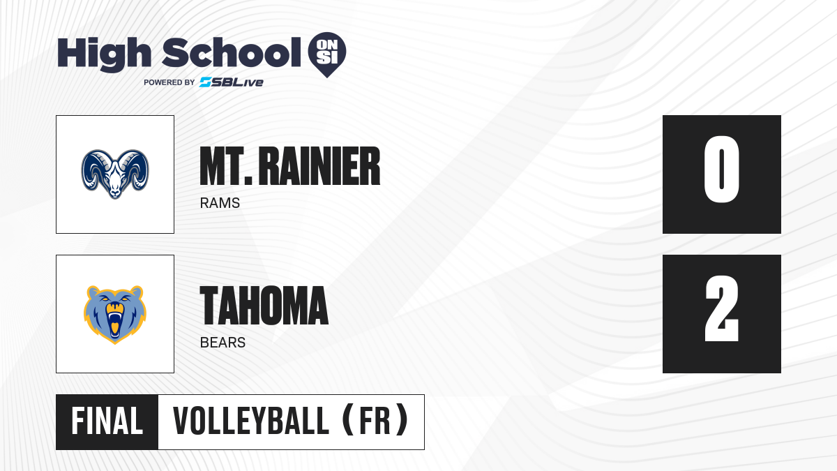 Mt. Rainier vs Tahoma Fr Girls Volleyball Oct 3, 2023