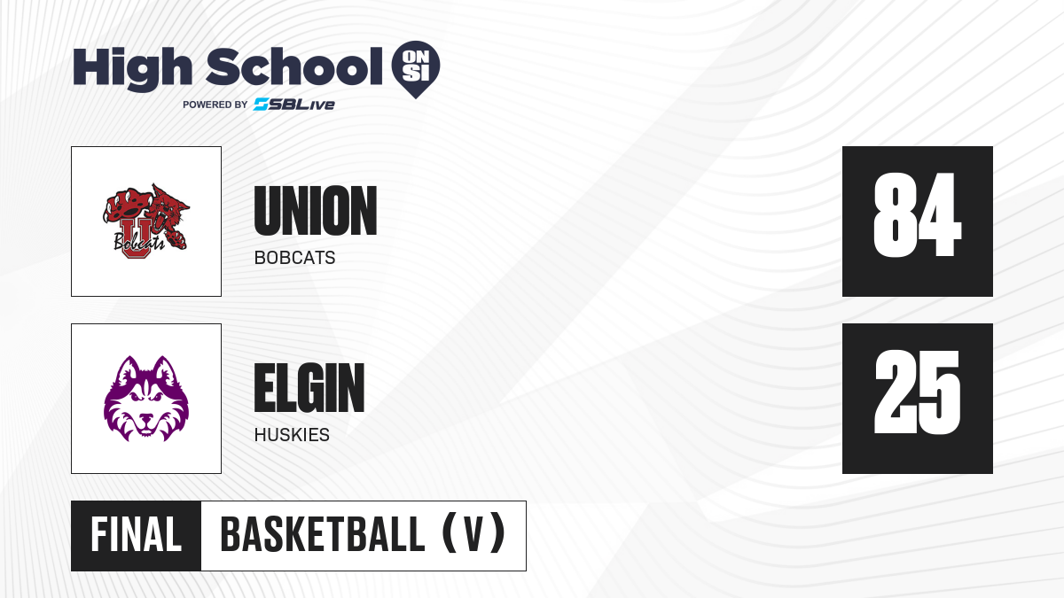 Union vs Elgin Boys Basketball - Jan 26, 2024 - High School On SI