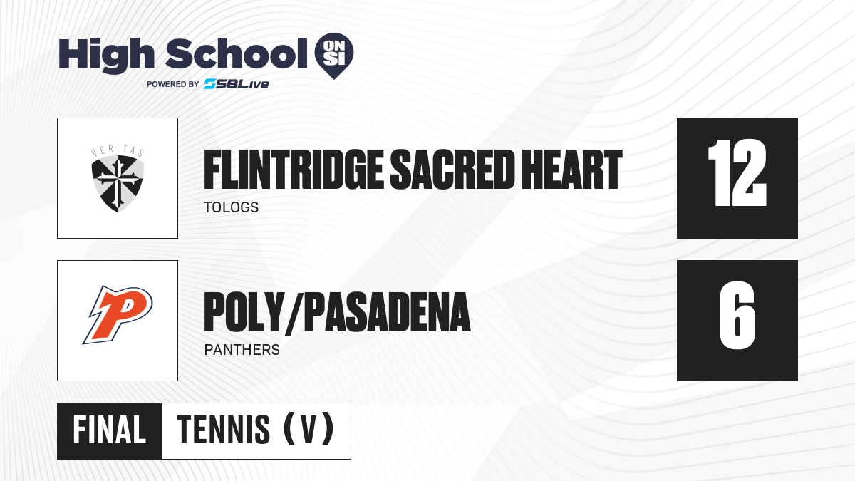 Flintridge Sacred Heart vs Pasadena Polytechnic Girls Tennis Sep 7