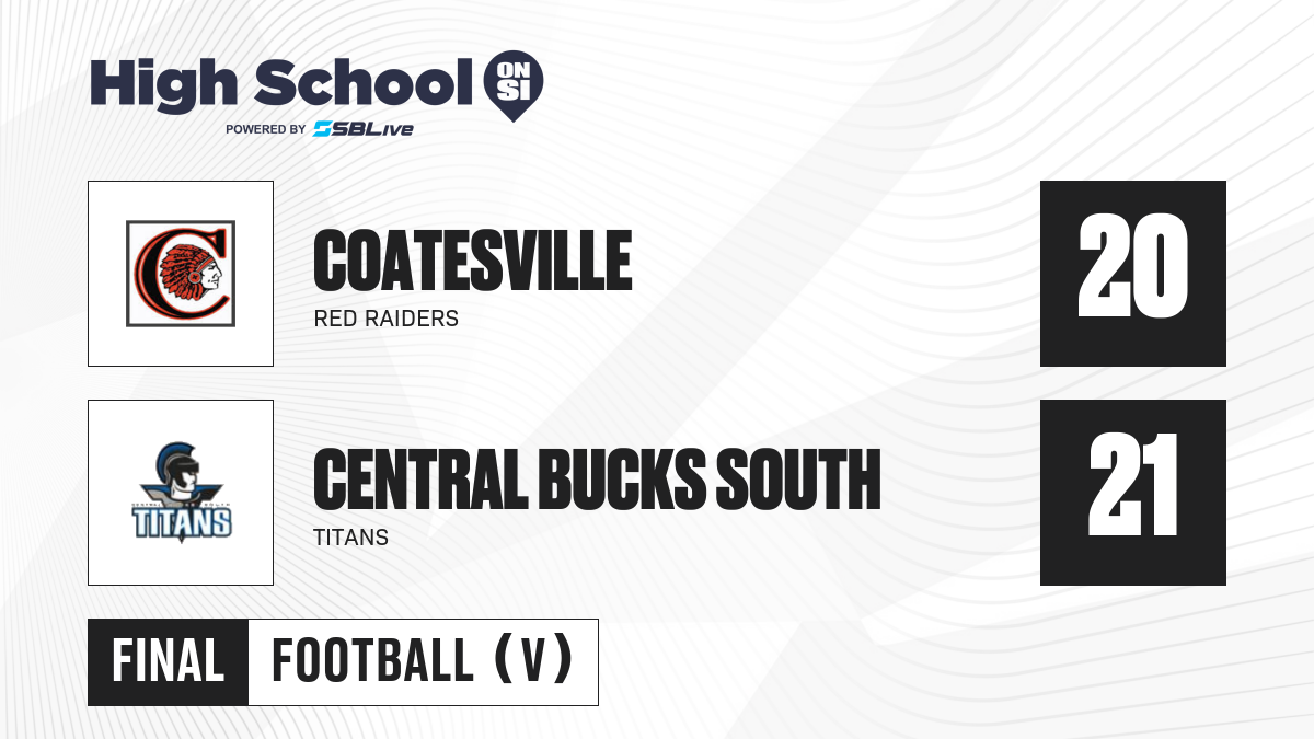 Coatesville vs Central Bucks South Football Nov 3, 2023