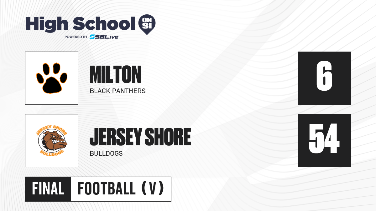 Milton vs Jersey Shore Football Nov 4, 2023