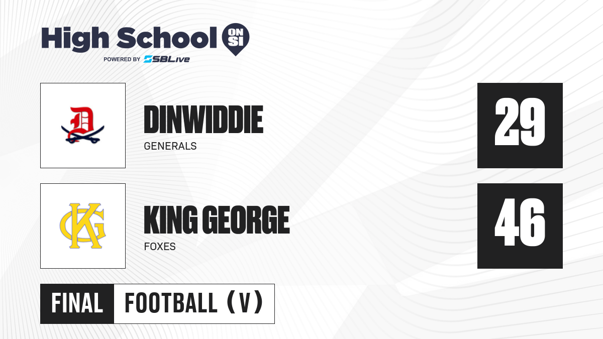 Dinwiddie vs King Football Nov 17, 2023