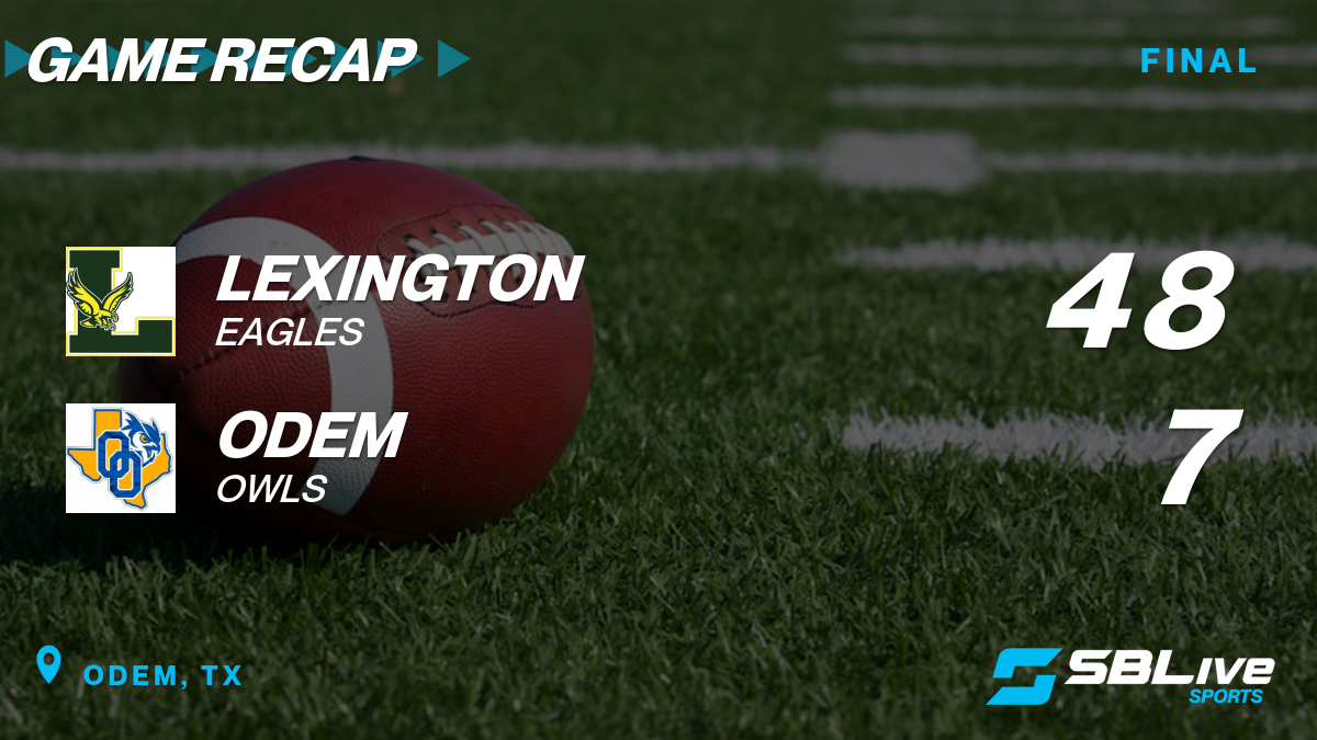 Lexington vs Odem Football - Nov 17, 2023 - scorebooklive.com