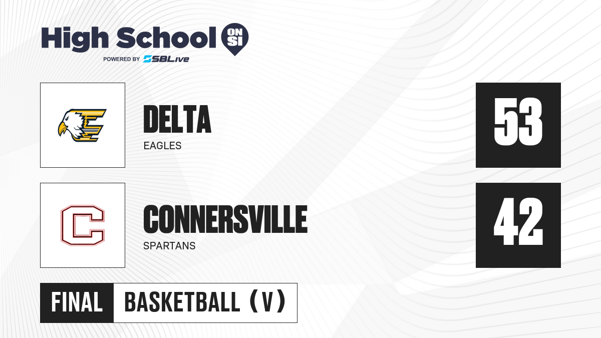 Delta vs Connersville Boys Basketball - Nov 25, 2023 - scorebooklive.com