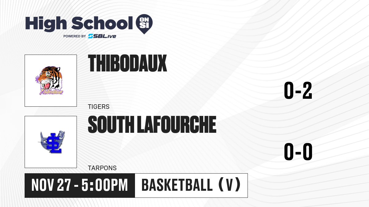 Thibodaux vs South Lafourche Boys Basketball - Nov 27, 2023 ...