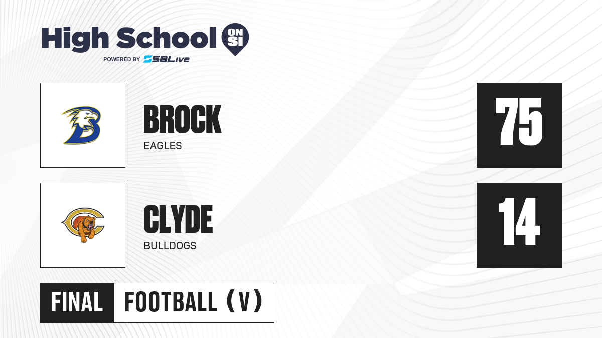 Brock vs Clyde Football - Nov 24, 2023 - scorebooklive.com