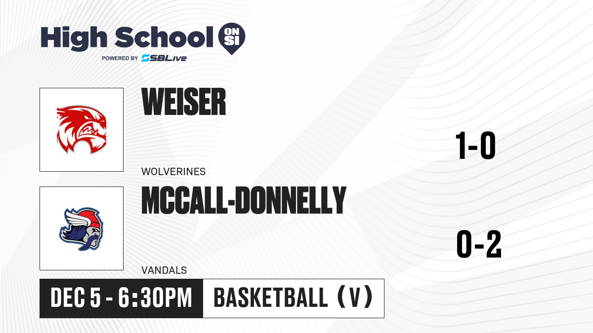 Weiser vs McCall-Donnelly Girls Basketball - Dec 5, 2023 ...