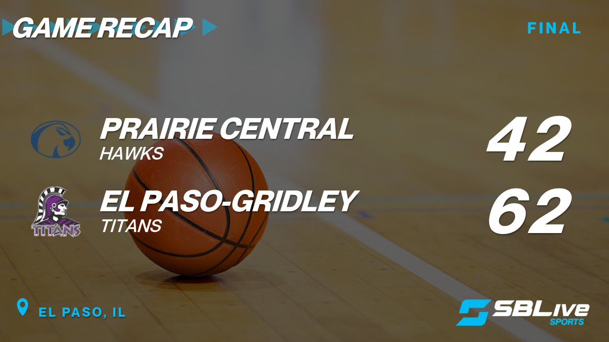 Prairie Central vs El Paso-Gridley Boys Basketball - Dec 8, 2023 