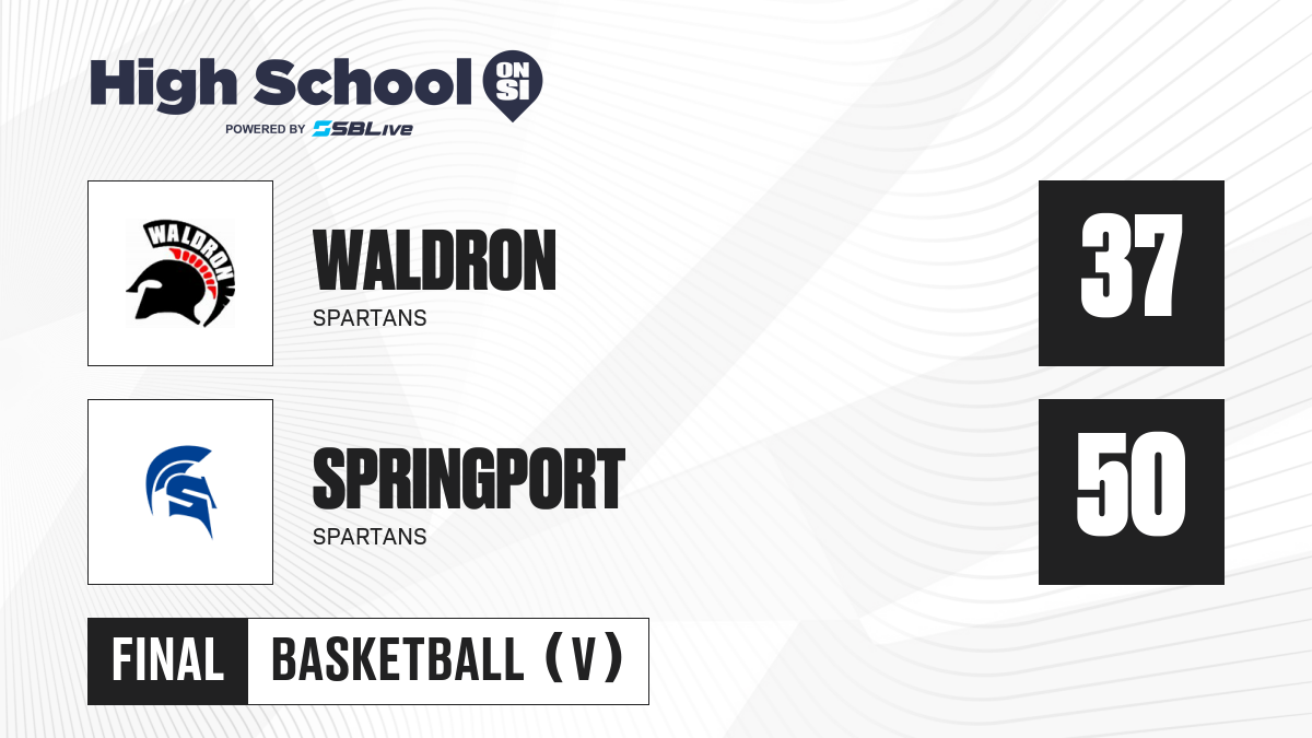 Waldron vs Springport Boys Basketball Dec 13, 2023