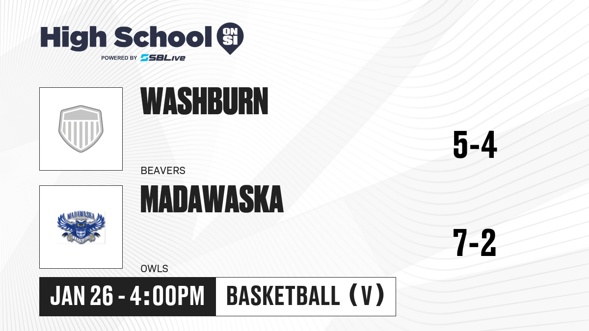 Washburn vs Madawaska Boys Basketball - Jan 26, 2024 - scorebooklive.com