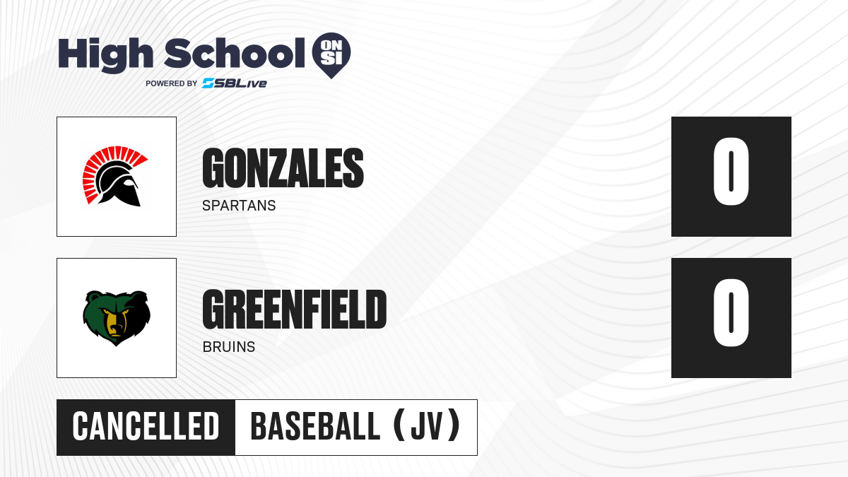 Gonzales vs Greenfield JV Baseball Mar 19, 2020