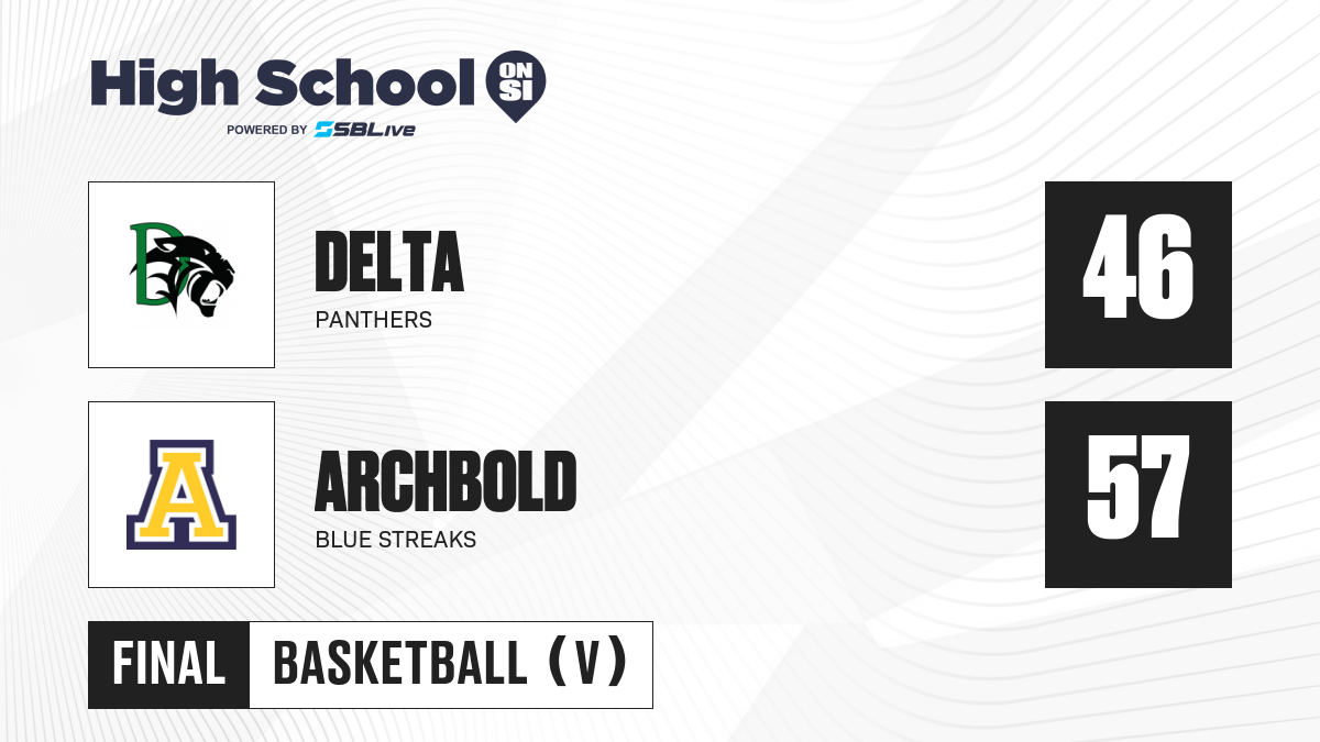 Delta vs Archbold Boys Basketball Jan 26, 2024