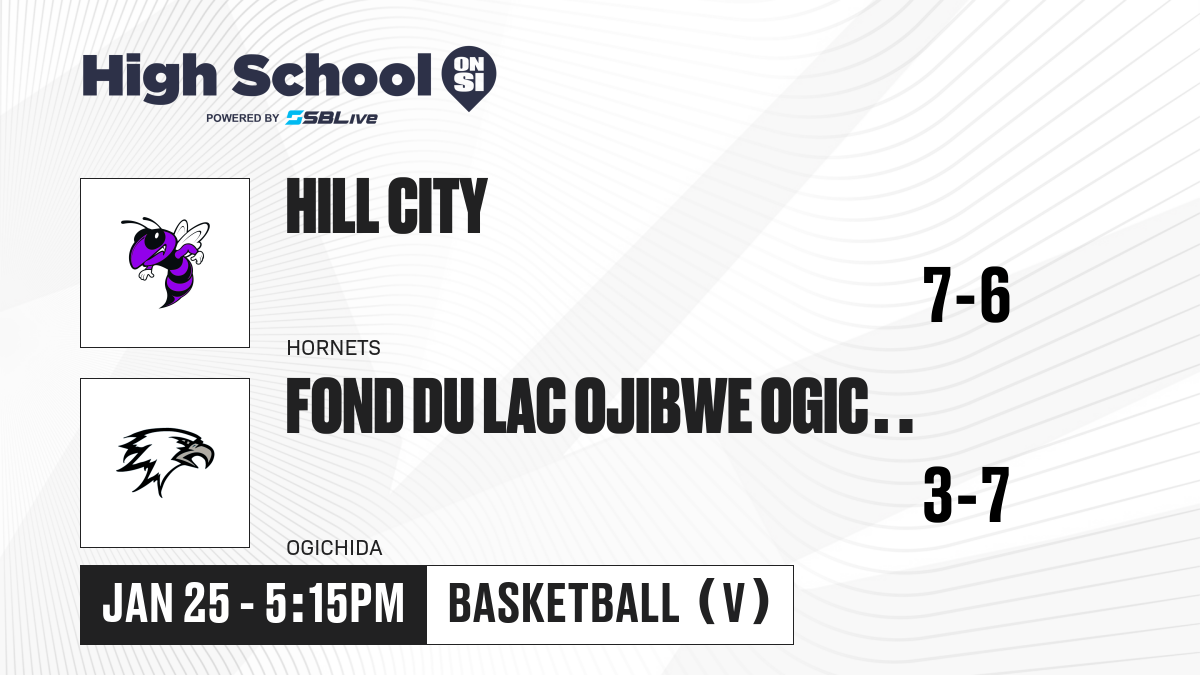 Hill City vs Fond du Lac Ojibwe Ogichida Boys Basketball - Jan 25, 2024 ...