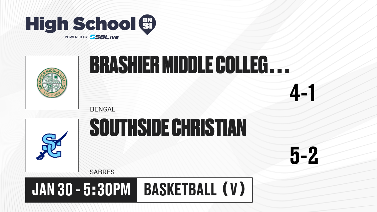 Brashier Middle College Charter vs Southside Christian Boys Basketball ...