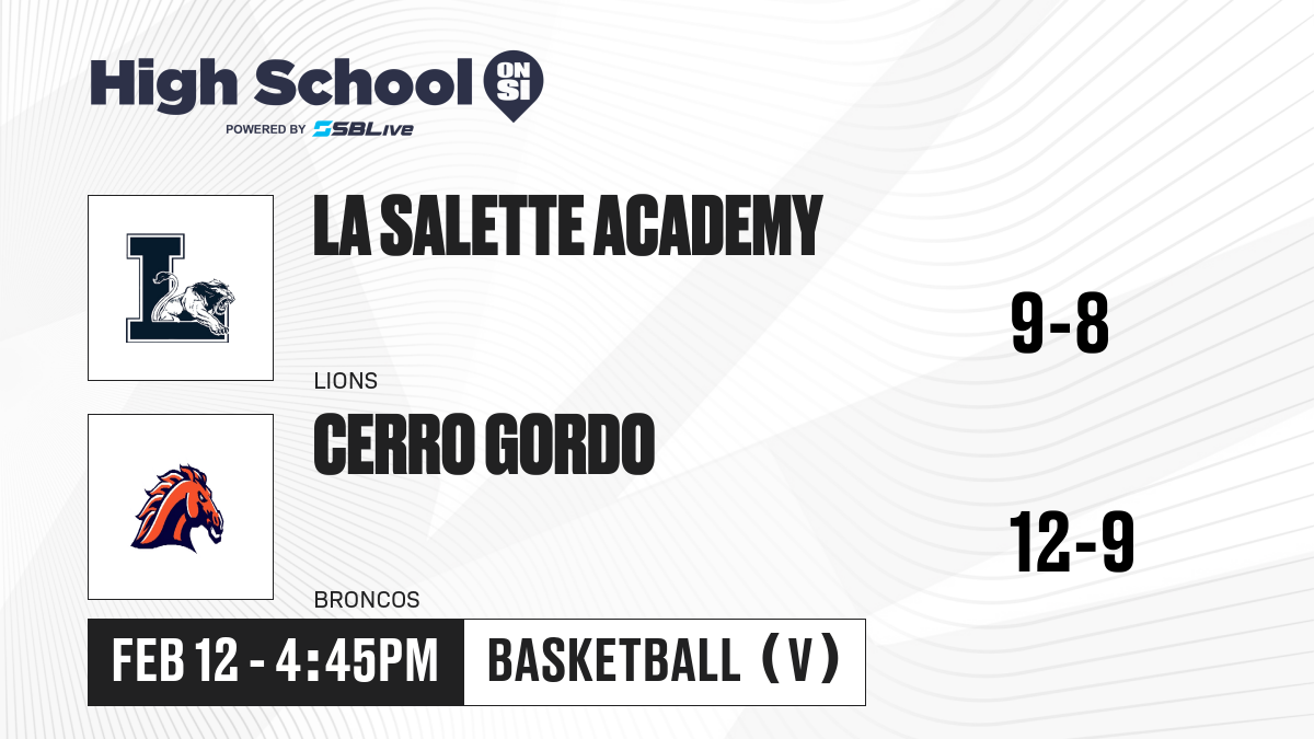 La Salette Academy vs Cerro Gordo Boys Basketball Feb 12, 2024